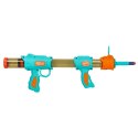 Pistolet na kulki karabin na piankowe naboje solidny dla dzieci gra 2w1 niebieski Pistolet na kulki karabin na piankowe naboje solidny dla dzieci gra 2w1 niebieski