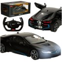 Samochód zdalnie sterowany Rastar 71010 BMW i8 1:14 otwierane drzwi czarny Samochód zdalnie sterowany Rastar 71010 BMW i8 1:14 otwierane drzwi czarny