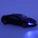 Samochód zdalnie sterowany Rastar 71010 BMW i8 1:14 otwierane drzwi czarny Samochód zdalnie sterowany Rastar 71010 BMW i8 1:14 otwierane drzwi czarny