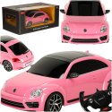 Samochód zdalnie sterowany Rastar 78000 Volkswagen Beetle 1:14 różowy Samochód zdalnie sterowany Rastar 78000 Volkswagen Beetle 1:14 różowy
