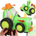 Traktor ciągnik zdalnie sterowany na pilota RC skaczący tańczący dźwięk zielony Traktor ciągnik zdalnie sterowany na pilota RC skaczący tańczący dźwięk zielony