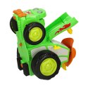 Traktor ciągnik zdalnie sterowany na pilota RC skaczący tańczący dźwięk zielony Traktor ciągnik zdalnie sterowany na pilota RC skaczący tańczący dźwięk zielony