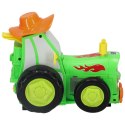 Traktor ciągnik zdalnie sterowany na pilota RC skaczący tańczący dźwięk zielony Traktor ciągnik zdalnie sterowany na pilota RC skaczący tańczący dźwięk zielony