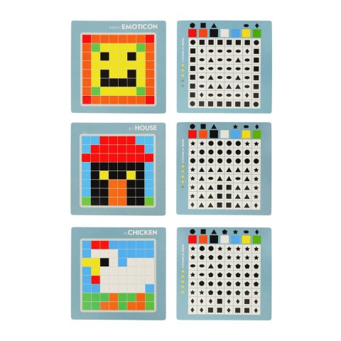 Układanka kreatywna logiczna klocki puzzle mozaika 175 elementów Układanka kreatywna logiczna klocki puzzle mozaika 175 elementów