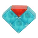 Klocki magnetyczne konstrukcyjne świecące elementy figury 3D 32el. Klocki magnetyczne konstrukcyjne świecące elementy figury 3D 32el.