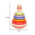 Wańka wstańka zabawka sensoryczna Bibi-inn różowa Wańka wstańka zabawka sensoryczna Bibi-inn różowa