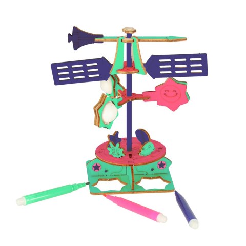 Zestaw naukowy przyrodniczy model 3D drewniany wiatrowskaz Zestaw naukowy przyrodniczy model 3D drewniany wiatrowskaz