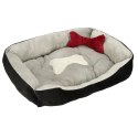 Legowisko dla psa kota kanapa sofa posłanie kojec poduszka miękkie 60 x 45cm szare Legowisko dla psa kota kanapa sofa posłanie kojec poduszka miękkie 60 x 45cm szare