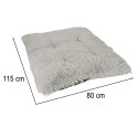 Legowisko dla psa kota pluszowe posłanie włochata poduszka poducha shaggy 115cm szary Legowisko dla psa kota pluszowe posłanie włochata poduszka poducha shaggy 115cm szary