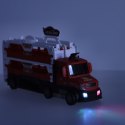 TIR Laweta samochód transporter pojazd składany 6 aut czerwony TIR Laweta samochód transporter pojazd składany 6 aut czerwony