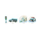 Tor samochodowy puzzle policja auto z napędem znaki drogowe ulica miasto 47 elementów Tor samochodowy puzzle policja auto z napędem znaki drogowe ulica miasto 47 elementów