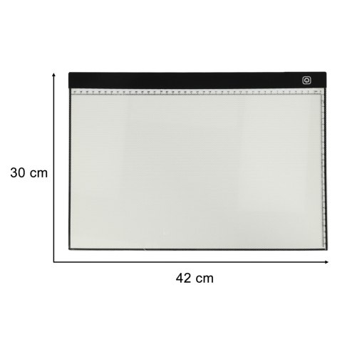 Deska kreślarska tablica tablet graficzny kalka do rysowania podświetlana LED A3 Deska kreślarska tablica tablet graficzny kalka do rysowania podświetlana LED A3