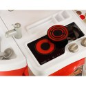 Kuchnia dla dzieci kran palniki elektryczne dźwięki składana walizka na kółkach Kuchnia dla dzieci kran palniki elektryczne dźwięki składana walizka na kółkach