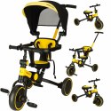 Rowerek trójkołowy TRIKE FIX V4 rower spacerówka rowerek biegowy 6w1 czarny Rowerek trójkołowy TRIKE FIX V4 rower spacerówka rowerek biegowy 6w1 czarny