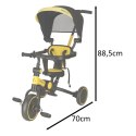 Rowerek trójkołowy TRIKE FIX V4 rower spacerówka rowerek biegowy 6w1 czarny Rowerek trójkołowy TRIKE FIX V4 rower spacerówka rowerek biegowy 6w1 czarny
