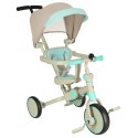Rowerek trójkołowy TRIKE FIX V4 rower spacerówka rowerek biegowy 6w1 szary niebieski Rowerek trójkołowy TRIKE FIX V4 rower spacerówka rowerek biegowy 6w1 szary niebieski