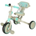 Rowerek trójkołowy TRIKE FIX V4 rower spacerówka rowerek biegowy 6w1 szary niebieski Rowerek trójkołowy TRIKE FIX V4 rower spacerówka rowerek biegowy 6w1 szary niebieski
