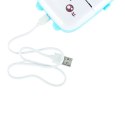 Drukotek drukarka mini termiczna do zdjęć notatek etykiet + kabel USB kotek kot niebieski Drukotek drukarka mini termiczna do zdjęć notatek etykiet + kabel USB kotek kot niebieski