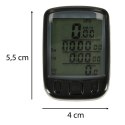 Licznik rowerowy RALLEX wodoodporny przewodowy prędkościomierz podświetlany 25w1 LCD Licznik rowerowy RALLEX wodoodporny przewodowy prędkościomierz podświetlany 25w1 LCD