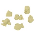 Piasek Kinetyczny 2kg foremki piaskownica zestaw XXL plastyczny kreatywny beżowy Piasek Kinetyczny 2kg foremki piaskownica zestaw XXL plastyczny kreatywny beżowy