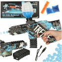 Pistolet na kulki żelowe wodne karabin niebieski zasilanie bateryjne USB 550szt. 7-8mm Pistolet na kulki żelowe wodne karabin niebieski zasilanie bateryjne USB 550szt. 7-8mm