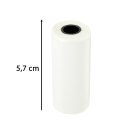 Rolki papier wkład samoprzylepny termiczny do mini drukarki 5,7cmx4,5m 5 sztuk Rolki papier wkład samoprzylepny termiczny do mini drukarki 5,7cmx4,5m 5 sztuk