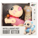 Kot kotek interaktywny zdalnie sterowany na pilota RC robot skacze różowy Kot kotek interaktywny zdalnie sterowany na pilota RC robot skacze różowy