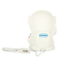 Lampka nocna dla dzieci silikonowa dotykowa miękka 8 LED USB RGB biała astronauta Lampka nocna dla dzieci silikonowa dotykowa miękka 8 LED USB RGB biała astronauta