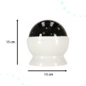 Lampka nocna projektor gwiazd 2w1 USB biała Lampka nocna projektor gwiazd 2w1 USB biała