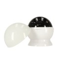 Lampka nocna projektor gwiazd 2w1 USB biała Lampka nocna projektor gwiazd 2w1 USB biała