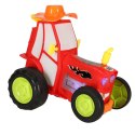 Traktor ciągnik zdalnie sterowany na pilota RC skaczący tańczący dźwięk czerwony Traktor ciągnik zdalnie sterowany na pilota RC skaczący tańczący dźwięk czerwony