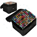 Markery dwustronne mazaki alkoholowe w etui 120 + podstawka Markery dwustronne mazaki alkoholowe w etui 120 + podstawka
