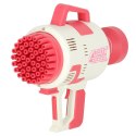 Pistolet maszynka do baniek mydlanych bańki mydlane światła różowy Pistolet maszynka do baniek mydlanych bańki mydlane światła różowy