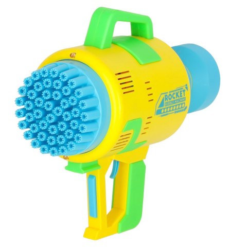 Pistolet maszynka do baniek mydlanych bańki mydlane światła żółty Pistolet maszynka do baniek mydlanych bańki mydlane światła żółty