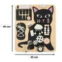 Tablica manipulacyjna sensoryczna Kotek LULILO KICIAO Tablica manipulacyjna sensoryczna Kotek LULILO KICIAO