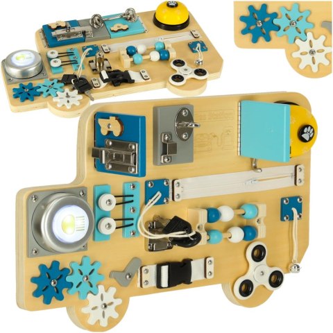 Tablica manipulacyjna sensoryczna LULILO BUSO Tablica manipulacyjna sensoryczna LULILO BUSO
