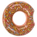 Kółko do pływania koło dmuchane BESTWAY 36188 donut brązowe 107cm Kółko do pływania koło dmuchane BESTWAY 36188 donut brązowe 107cm