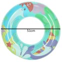 Kółko do pływania koło dmuchane kółko plażowe delfin 60 kg BESTWAY 36113 51 cm Kółko do pływania koło dmuchane kółko plażowe delfin 60 kg BESTWAY 36113 51 cm