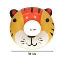 Kółko do pływania koło dmuchane kółko plażowe tygrysek 80cm max 60kg Kółko do pływania koło dmuchane kółko plażowe tygrysek 80cm max 60kg