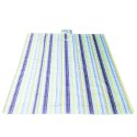 Mata plażowa wodoodporna koc piknikowy plażowy składany torba XXL 200x200cm niebieska Mata plażowa wodoodporna koc piknikowy plażowy składany torba XXL 200x200cm niebieska