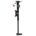 Pompka do roweru z manometrem RALLEX rowerowa ręczna do piłki materaca z uchwytem na rower Pompka do roweru z manometrem RALLEX rowerowa ręczna do piłki materaca z uchwytem na rower