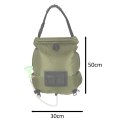 Prysznic turystyczny solarny polowy kempingowy 20L XXL z termometrem Prysznic turystyczny solarny polowy kempingowy 20L XXL z termometrem