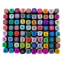 Markery dwustronne mazaki alkoholowe w etui 80 + podstawka Markery dwustronne mazaki alkoholowe w etui 80 + podstawka