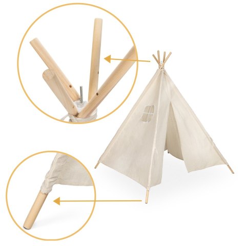 Namiot domek indiański dla dzieci tipi 135cm Namiot domek indiański dla dzieci tipi 135cm