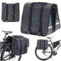 Torba sakwa RALLEX rowerowa podwójna dwukomorowa boczna na rower bagażnik 35L Torba sakwa RALLEX rowerowa podwójna dwukomorowa boczna na rower bagażnik 35L