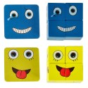 Gra edukacyjne wyzwania nauka emocji klocki drewniane Gra edukacyjne wyzwania nauka emocji klocki drewniane