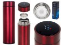 Kubek bidon termiczny termos smart LED 500ml bordowy Kubek bidon termiczny termos smart LED 500ml bordowy