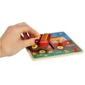 Puzzle drewniane sorter układanka straż pożarna Puzzle drewniane sorter układanka straż pożarna