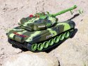 Czołg zdalnie sterowany na pilota RC War Tank 9993 2.4 GHz kamuflaż leśny Czołg zdalnie sterowany na pilota RC War Tank 9993 2.4 GHz kamuflaż leśny