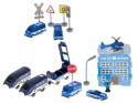 Kolejka elektryczna pociąg policja autka 92 elementy ~300cm Kolejka elektryczna pociąg policja autka 92 elementy ~300cm